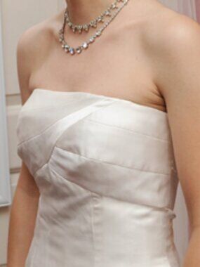 Vintage 1996 Silk Satin House of Bianchi Wedding Dress